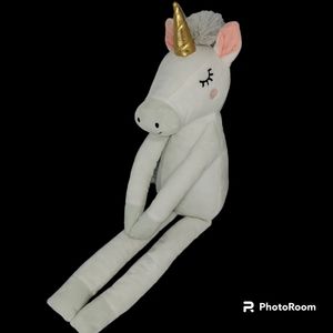 Pillowfort White Unicorn Plush Hanging Stuffed Animal Pillow Target Gold